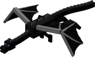 🐲 f8260aa3 Ender Dragon Minecraft Enderdrache, Minecraft, Videospiel, Drache, Pixelkunst, Monster telegram sticker