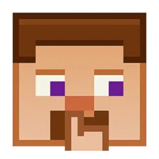 🤫 fa646c67 Steve Minecraft Minecraft, Steve, Stinkefinger, Videospiel, Pixelkunst telegram sticker