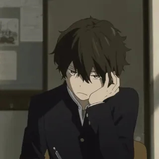 🪶 3a82126d Anime, Anak laki-laki, Seragam, Sekolah telegram sticker