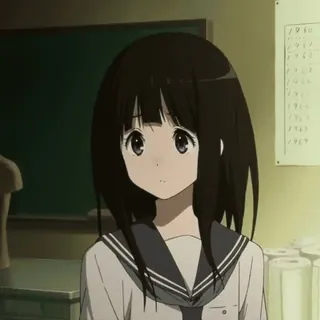 💭 3b98ab5a Anime, Gadis, Seragam sekolah, Karakter telegram sticker