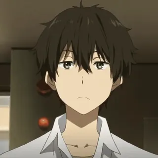 ☕️ b1e83df8 Oreki Houtarou Hyouka Anime, Karakter, Hyouka, Oreki Houtarou, Seni telegram sticker