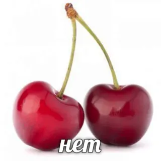 🙅‍♂️ e17841a8 нет ceri, buah, merah, makanan, beri, penolakan, tidak telegram sticker