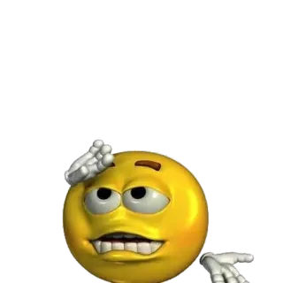 😒 3169ac26 이모지, 혼란, 생각, 질문, 표정 telegram sticker