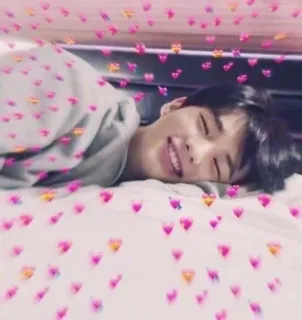 🐹 5be40c46 lächeln, herzen, mann, süß telegram sticker