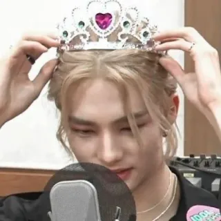 🐹 b5bc68be person, krone, tiara, schönheit, haare, blond telegram sticker