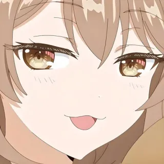 😀 cc7d063c Anime, Cô gái, Dễ thương, Tự mãn, Hài hước telegram sticker