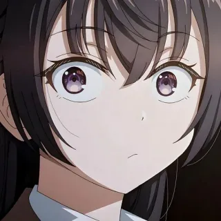 😮 d7a0bc7f Anime, Cô gái, Chân dung, Dễ thương, Manga telegram sticker