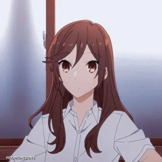 ☁️ 003eb803 Hori Kyoko Horimiya HIKARUXICONS Anime, Hori, Hori-san to Miyamura-kun, Horimiya telegram sticker