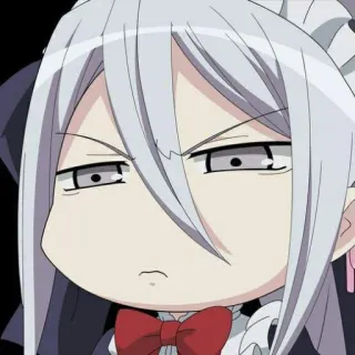 💢 51523250 Anime, Chibi, Cartoon, Vrouwelijk, Personage, Schattig telegram sticker