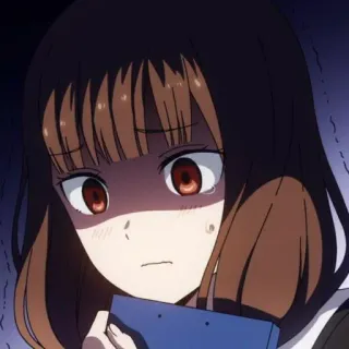 😖 803f5a1e Miko Iino Kaguya-sama: Love Is War Anime, Meisje, Miko Iino, Kaguya-sama, Love is War, Karakter, Expressie telegram sticker