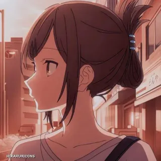 👀 c554a748 HIKARUXICONS Anime, Meisje, Portret, Cartoon, Personage telegram sticker