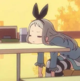 💔 ca18a3bd Anime, Slaap, Moe, Cartoon, Schattig telegram sticker