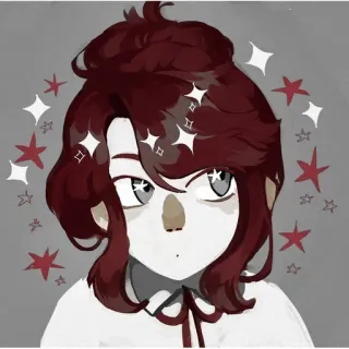 🧷 7e39bc1b 漫画, 星, イラスト, キャラクター, アートワーク telegram sticker