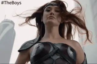 😚 6822a726 Queen Maeve The Boys #TheBoys The Boys, Queen Maeve, superhéroe, Amazon Prime, héroe, mujer fuerte, serie de TV telegram sticker