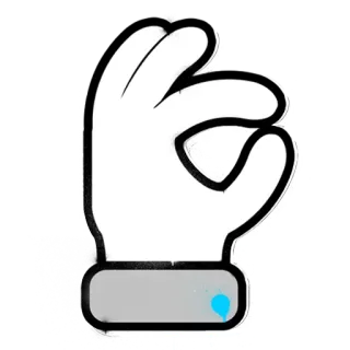 👌 1e268789 手势, OK手势, 冒犯手势 telegram sticker