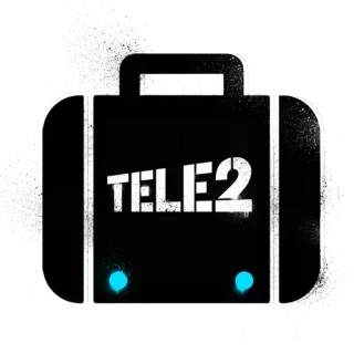💼 eafd48d5 TELE2 TELE2, 标志, 公司 telegram sticker