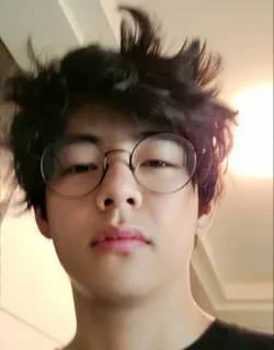 😒 3c4303ce homem, pessoa, óculos, retrato, rosto, cabelo telegram sticker