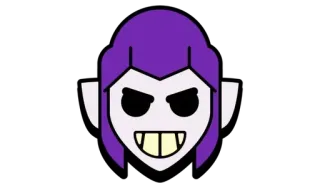 🦇 819fa2d0 Mortis Brawl Stars カートゥーン, モバイルゲーム, キャラクター, モーティス, ブロスタ whatsapp sticker