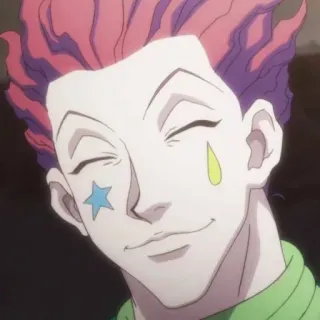 😊 0607c2d9 Hisoka Hunter x Hunter Hisoka, Hunter x Hunter, Anime, Manga, Clown, Charakter whatsapp sticker