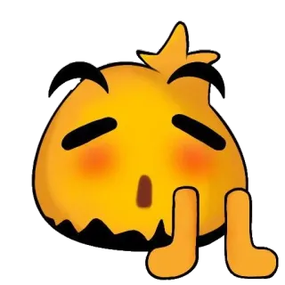 🥳 119ad4ac Emoji, Sedih, Lucu, Kuning, Karakter whatsapp sticker