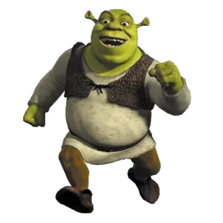 😄 41aa42c4 Shrek Shrek, orco, film, personaggio, animazione telegram sticker