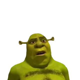 💁‍♂️ bde38acf Shrek orco, animato, film, divertente, dreamworks telegram sticker