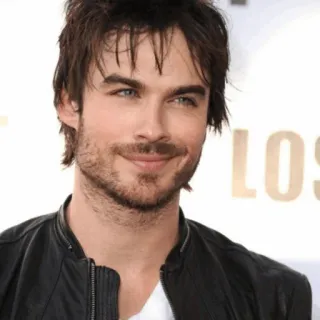 🖤 08684566 Ian Somerhalder acteur, beroemdheid, portret, man, mannelijk telegram sticker