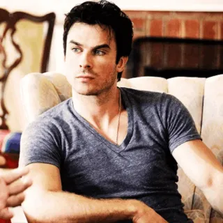 🖤 ac4656be Ian Somerhalder acteur, portret, man, man, ogen telegram sticker