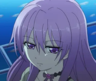 😡 5b544fa0 Anime, Manga, Personage, Meisje, Paars haar, Animatie telegram sticker