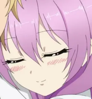 😍 9699621a Anime, Cartoon, Leuk, Vrolijk, Meisje telegram sticker