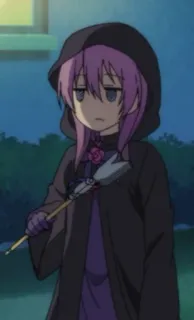 😒 c9dc30d3 Anime, Heks, Met capuchon, Meisje, Magie, Cartoon telegram sticker