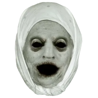 😈 37e5be43 horror, griezelig, eng, gezicht, spook, monster telegram sticker