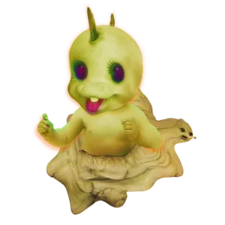 🐸 ffaa133a monster, wezen, cartoon, fantasie telegram sticker