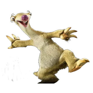 😊 e358e1bb Sid Ice Age con lười, kỷ băng hà, hoạt hình, phim hoạt hình, vui nhộn telegram sticker