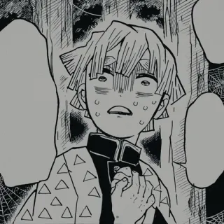 🌟 b8d386af Zenitsu Agatsuma Demon Slayer Anime, Demon Slayer, Zenitsu, Mangá telegram sticker