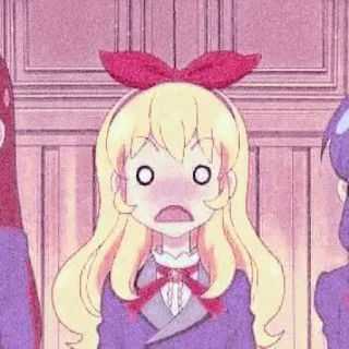 🍓 68362c08 アニメの女の子, ショック, 金髪, アニメ, 漫画 telegram sticker