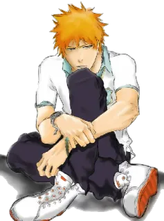 Ichigo Kurosaki → Bleach telegram stickers