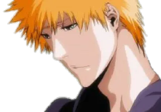 😔 bab78e83 Ichigo Kurosaki Bleach Anime, Mangá, Ichigo, Kurosaki telegram sticker