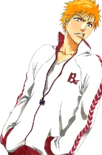 😏 dae1bac1 Ichigo Kurosaki Bleach Anime, Mangá, Ichigo, Bleach, Kurosaki telegram sticker