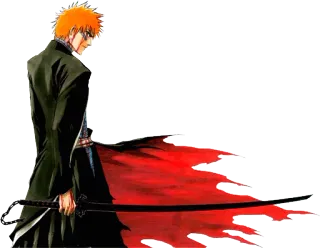 🗡 7f5136b7 Ichigo Kurosaki Bleach Anime, Manga, Spada, Ichigo, Kurosaki, Bleach telegram sticker