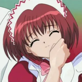 ☺️ dc872f19 อนิเมะ, น่ารัก, เมด, ผมแดง, ผู้หญิง telegram sticker