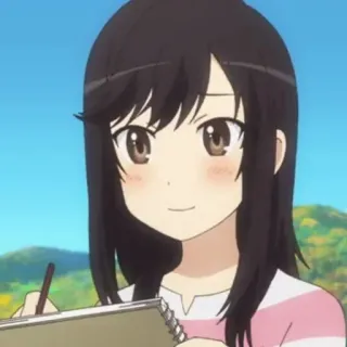 🌈 58e787c5 Fille anime, Dessin animé, Dessin, Croquis, Art, Portrait telegram sticker