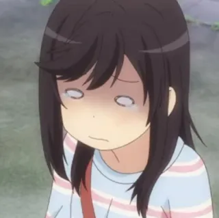 🌈 84281ac2 Anime, Triste, Fille, Pleurs telegram sticker