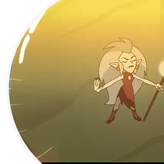 😑 0290daaf Eda Clawthorne The Owl House Kartun, Penyihir, Magis, Fantasi, The Owl House, Eda Clawthorne, Karakter kartun telegram sticker