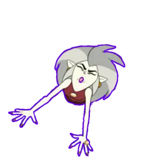 🤤 38027d21 Eda Clawthorne The Owl House kartun, animasi, Eda, penyihir, The Owl House, karakter telegram sticker