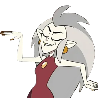 💃 5e1a09cb Eda Clawthorne The Owl House Kartun, Penyihir, Eda, The Owl House, Disney telegram sticker