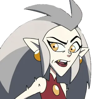 🤨 7d8e24f3 Eda Clawthorne The Owl House Eda, Clawthorne, Owl House, Kartun, Karakter, Penyihir, Fantasi telegram sticker