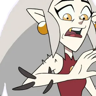 😱 9817d12a Eda Clawthorne The Owl House The Owl House, Eda Clawthorne, Disney, animasi, karakter, kartun telegram sticker