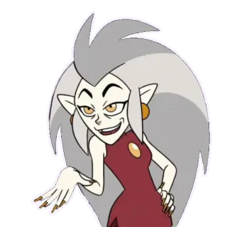 😘 c63878ef Eda Clawthorne The Owl House kartun, penyihir, The Owl House, Eda Clawthorne, animasi telegram sticker