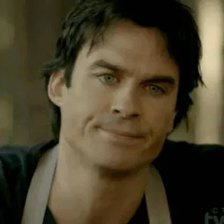 🦇 699dcdfc Damon Salvatore The Vampire Diaries damon salvatore, pamiętniki wampirów, ian somerhalder, wampir, serial tv, nadprzyrodzone, dramat telegram sticker